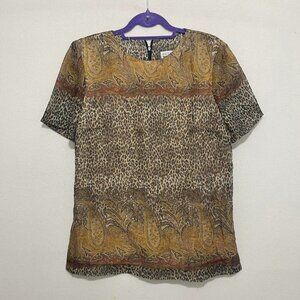 Karen Kwong R&amp;M Richards cheetah print